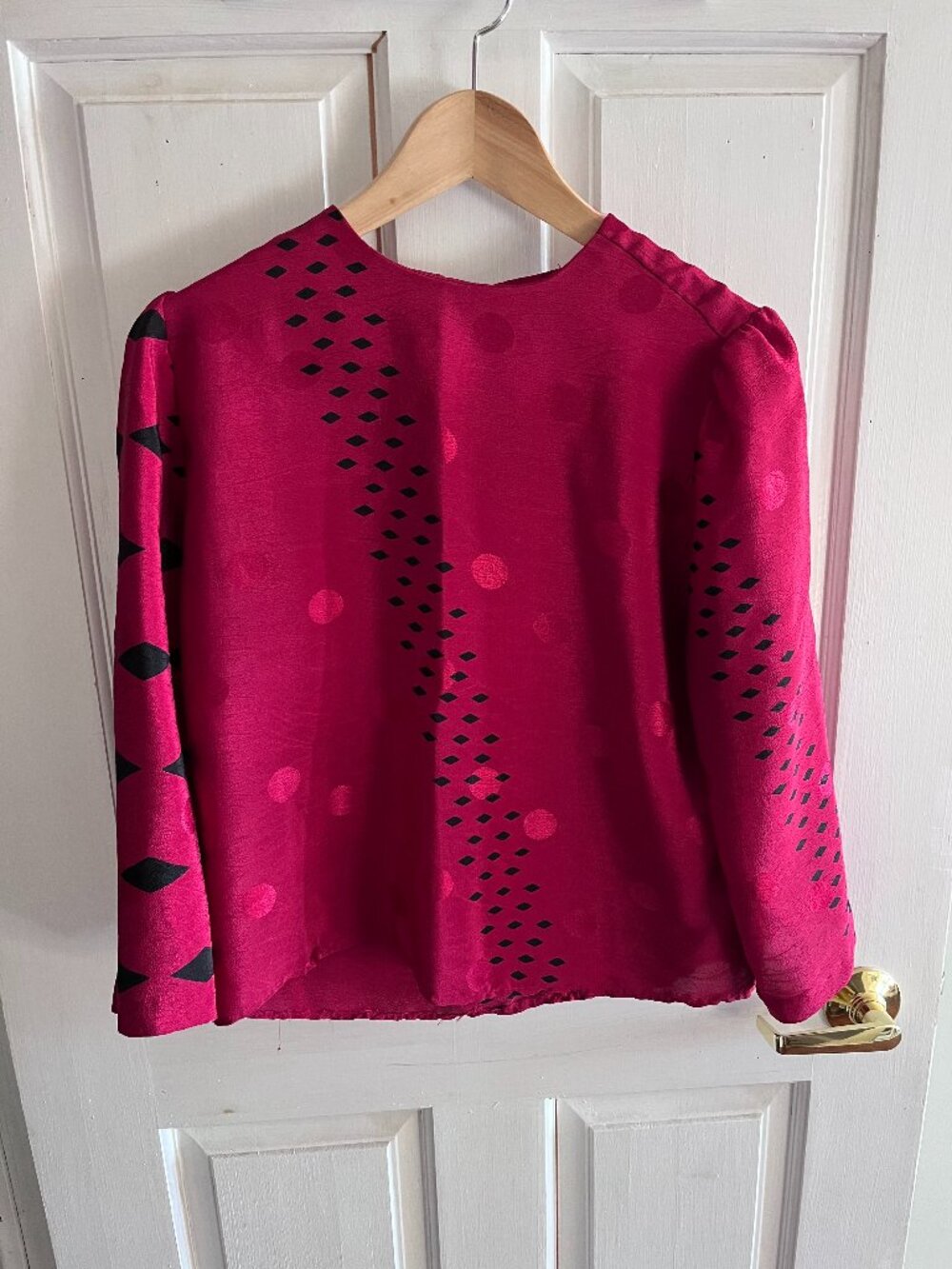 Vintage Canadian Made Dress Conversion to Top